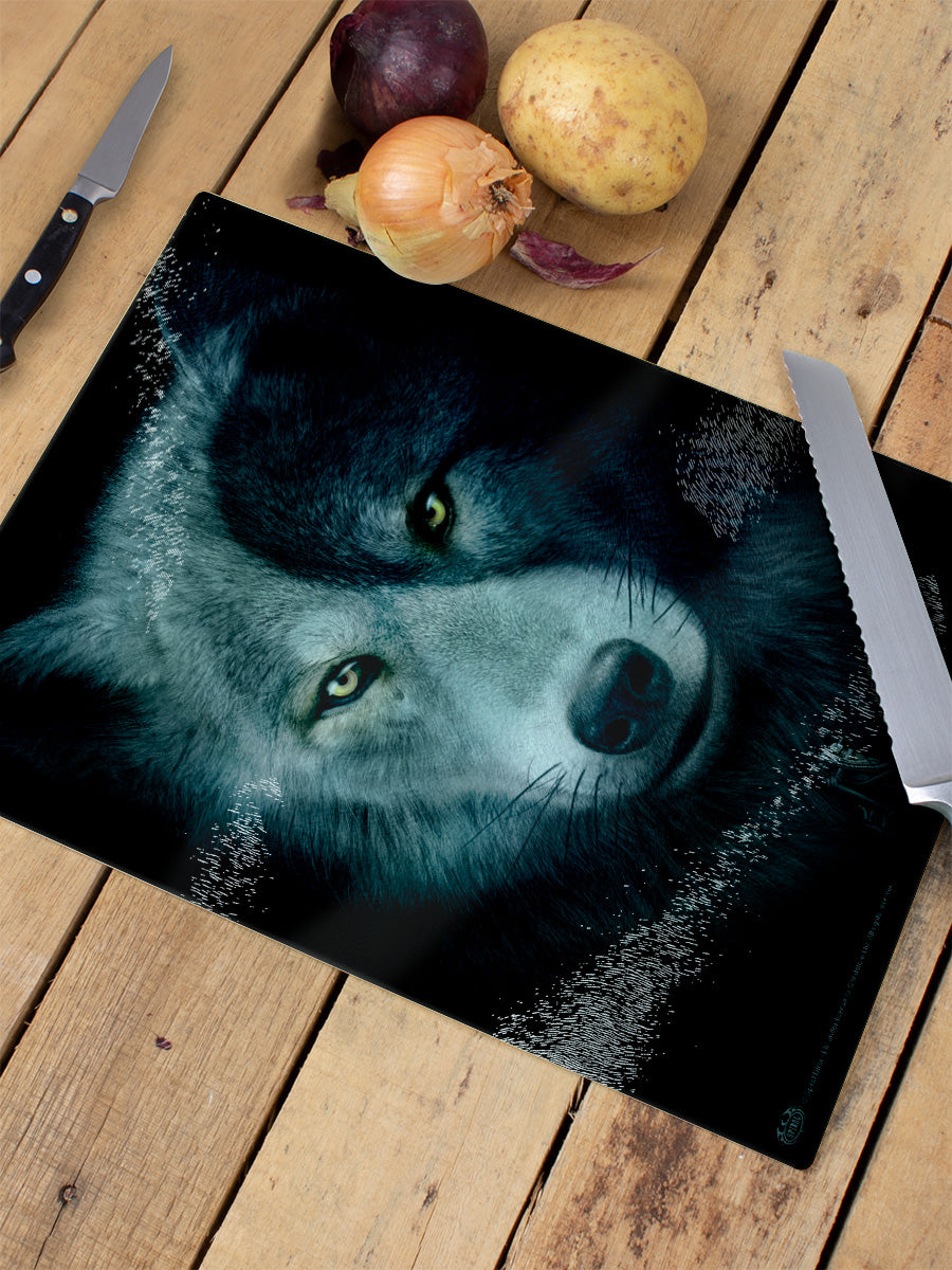 Spiral Wolf Chi Rectangular Chopping Board