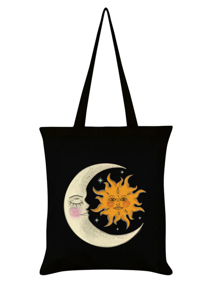 Ethereal Night & Day Black Tote Bag