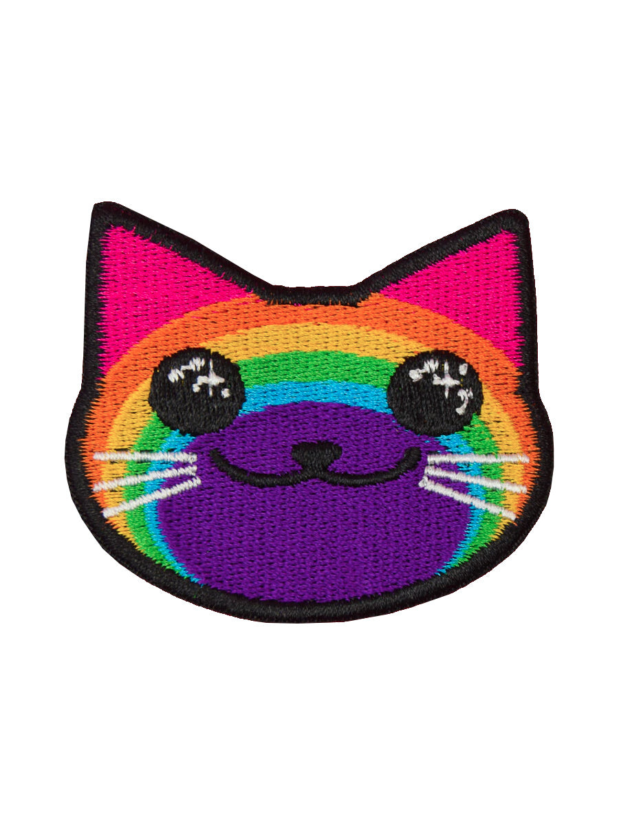 Cute LGBT Rainbow Cat Patch