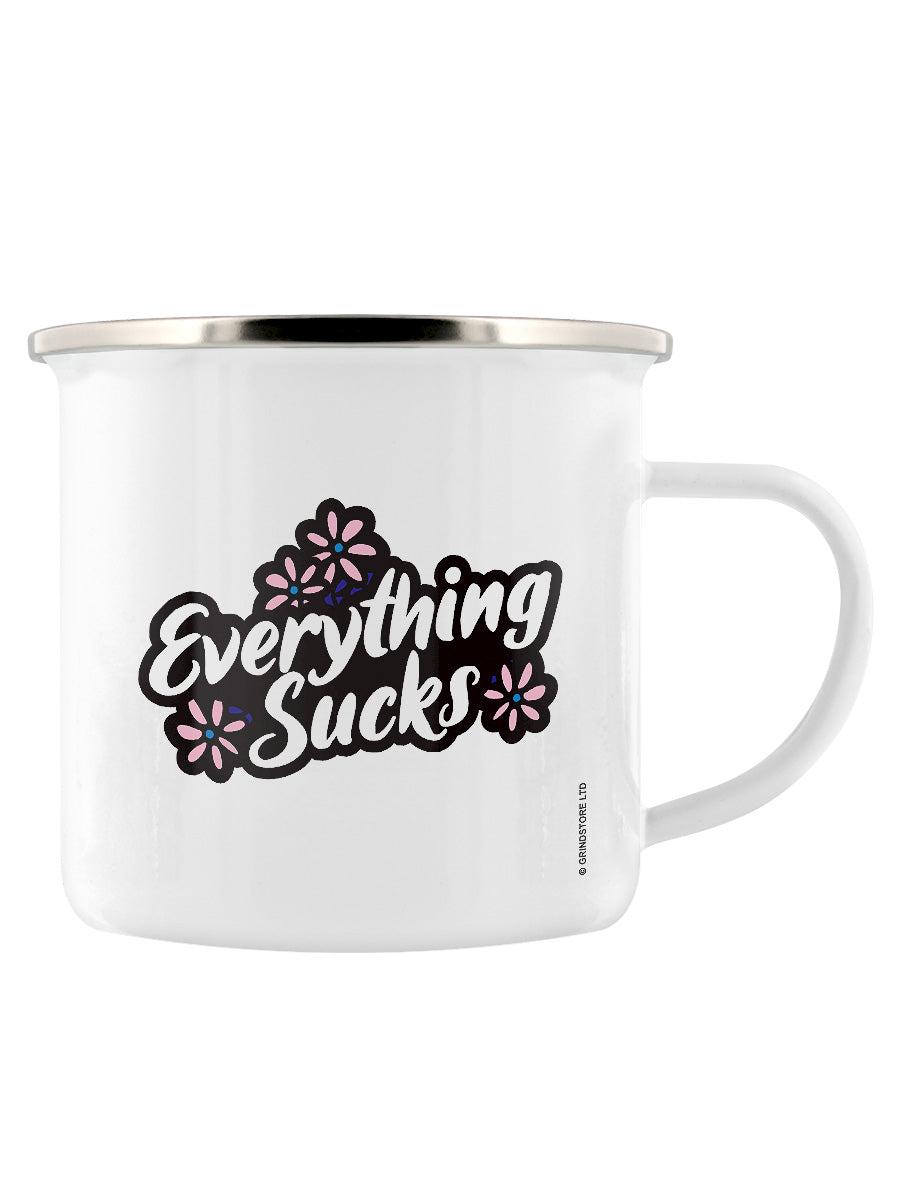Everything Sucks Enamel Mug