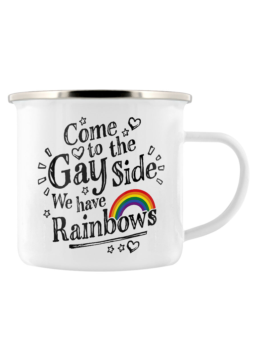 Come To The Gay Side Enamel Mug