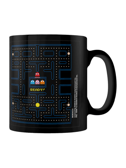 Pac-Man Maze Black Coffee Mug
