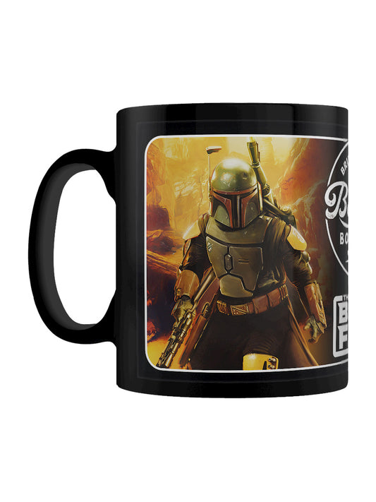 Star Wars The Book of Boba Fett Bounty Black Coffee Mug