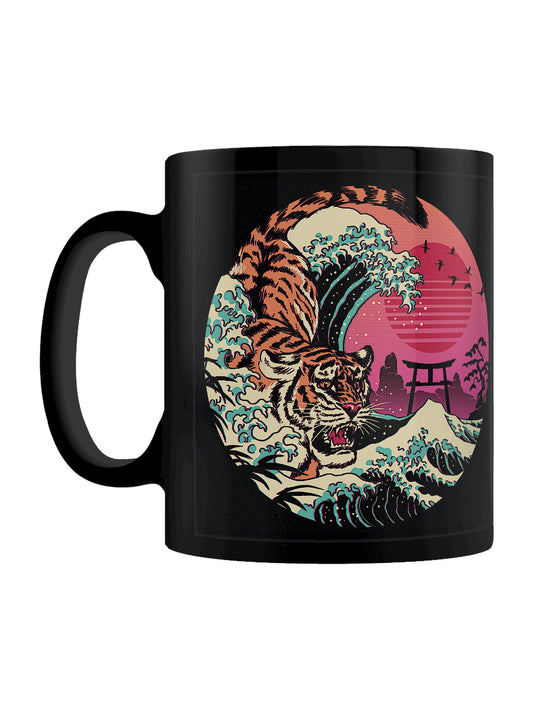 Vincent Trinidad Rad Tiger Wave Black Coffee Mug