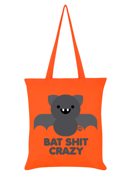 Pop Factory Bat Shit Crazy Orange Tote Bag