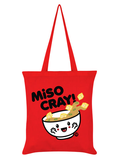 Pop Factory Miso Cray Red Tote Bag