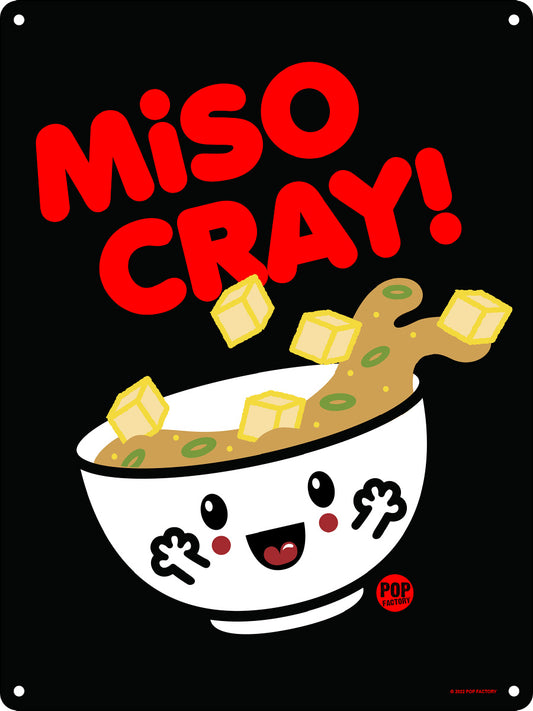 Pop Factory Miso Cray Mini Tin Sign