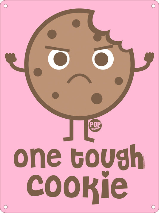 Pop Factory One Tough Cookie Mini Tin Sign