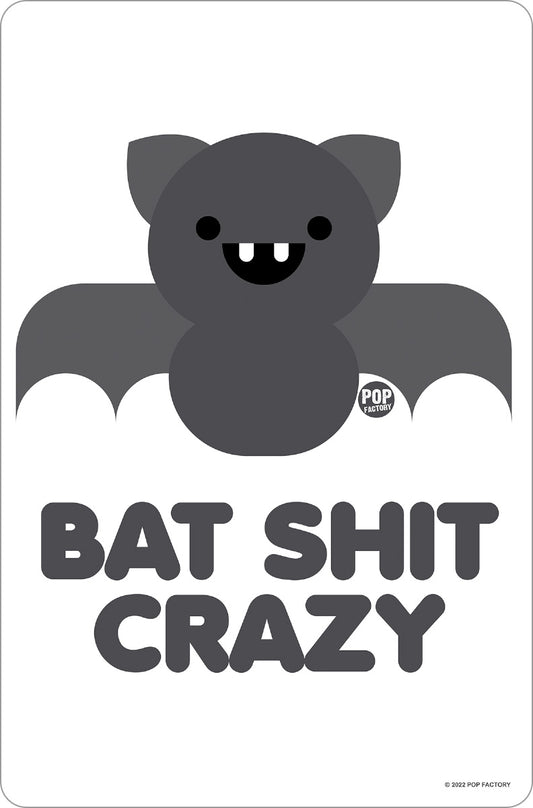 Pop Factory Bat Shit Crazy Greet Tin Card