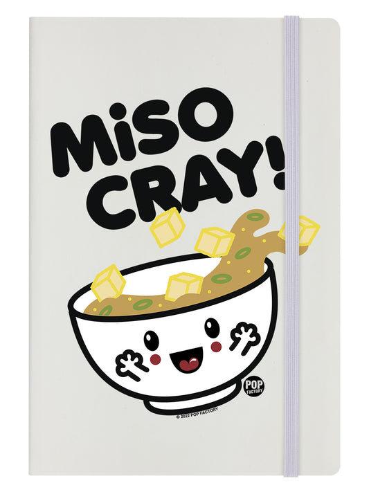 Pop Factory Miso Cray Cream A5 Hard Cover Notebook