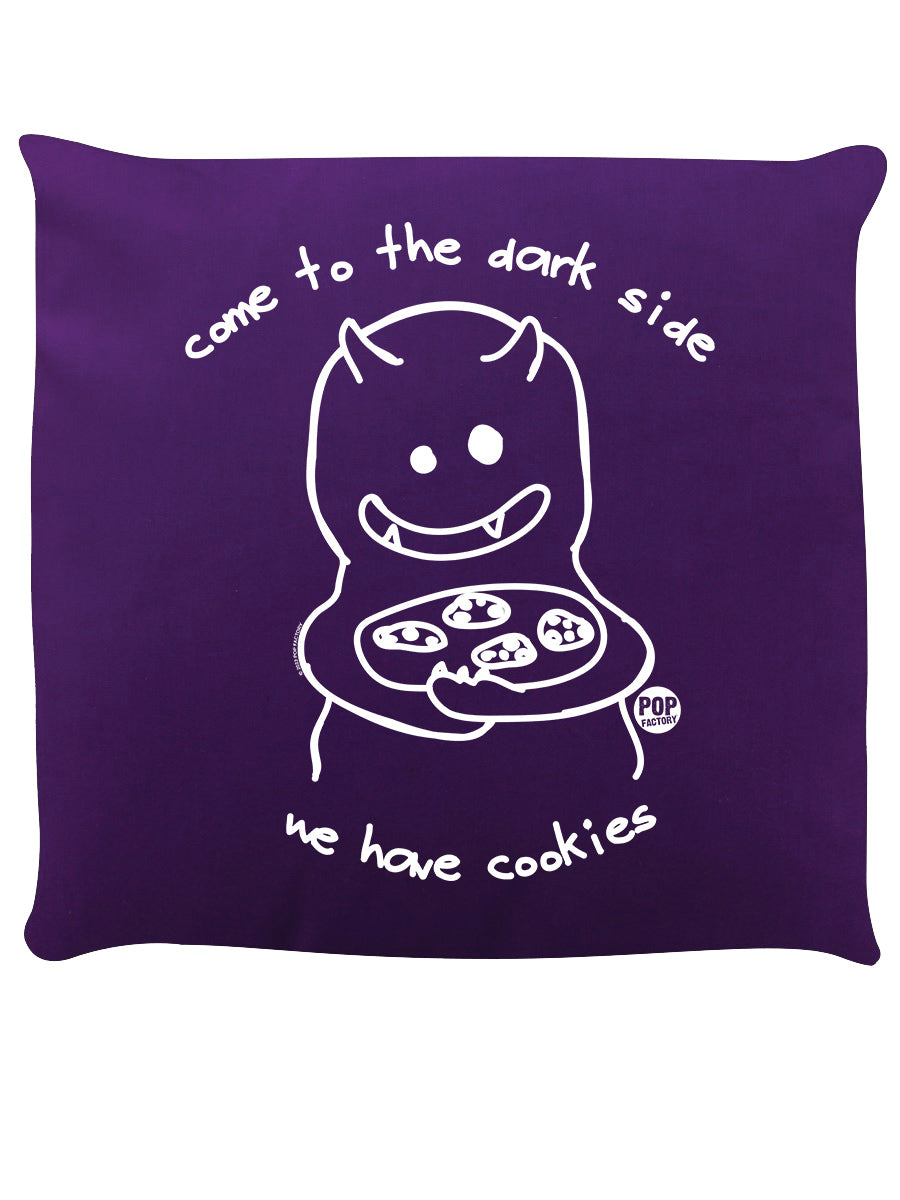 Pop Factory Come To The Dark Side Purple Cushion