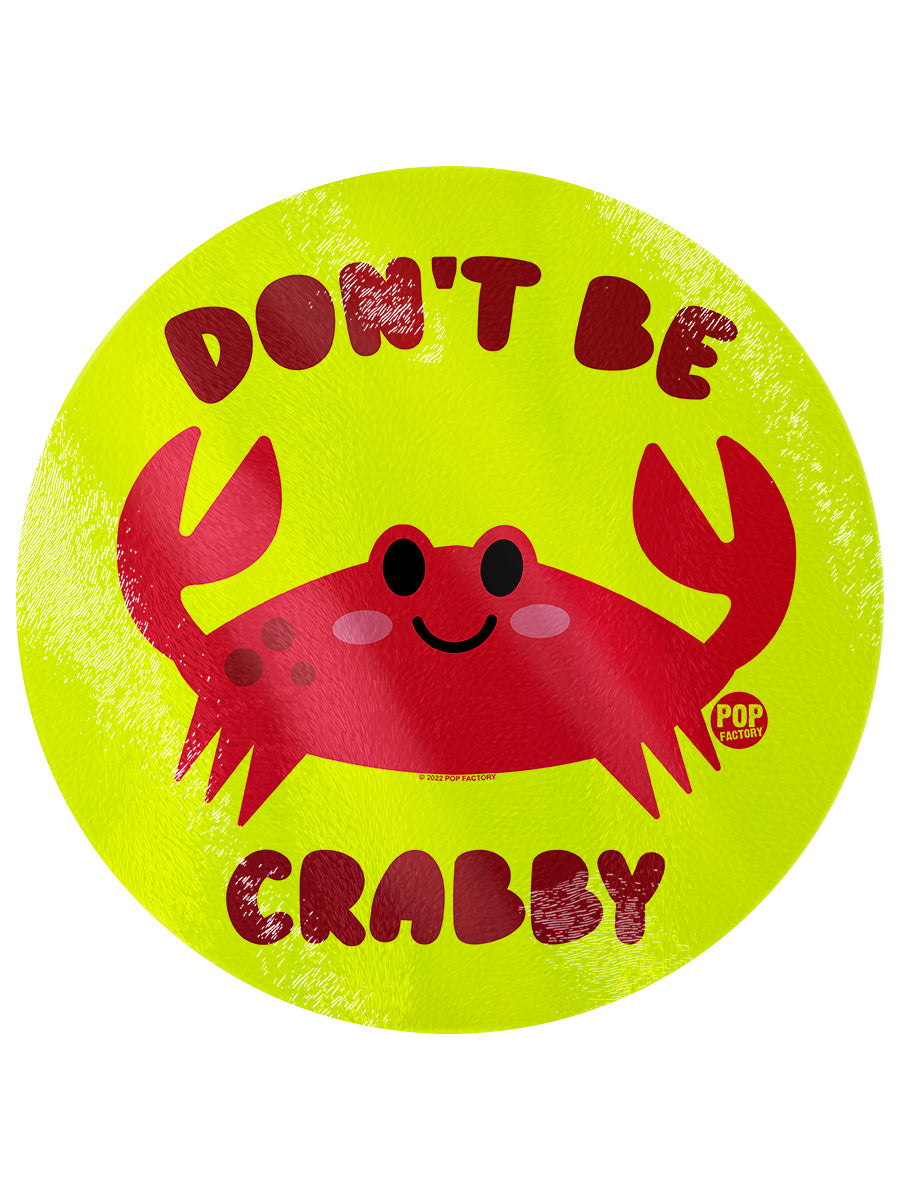 Pop Factory Don't Be Crabby Circular Chopping Board