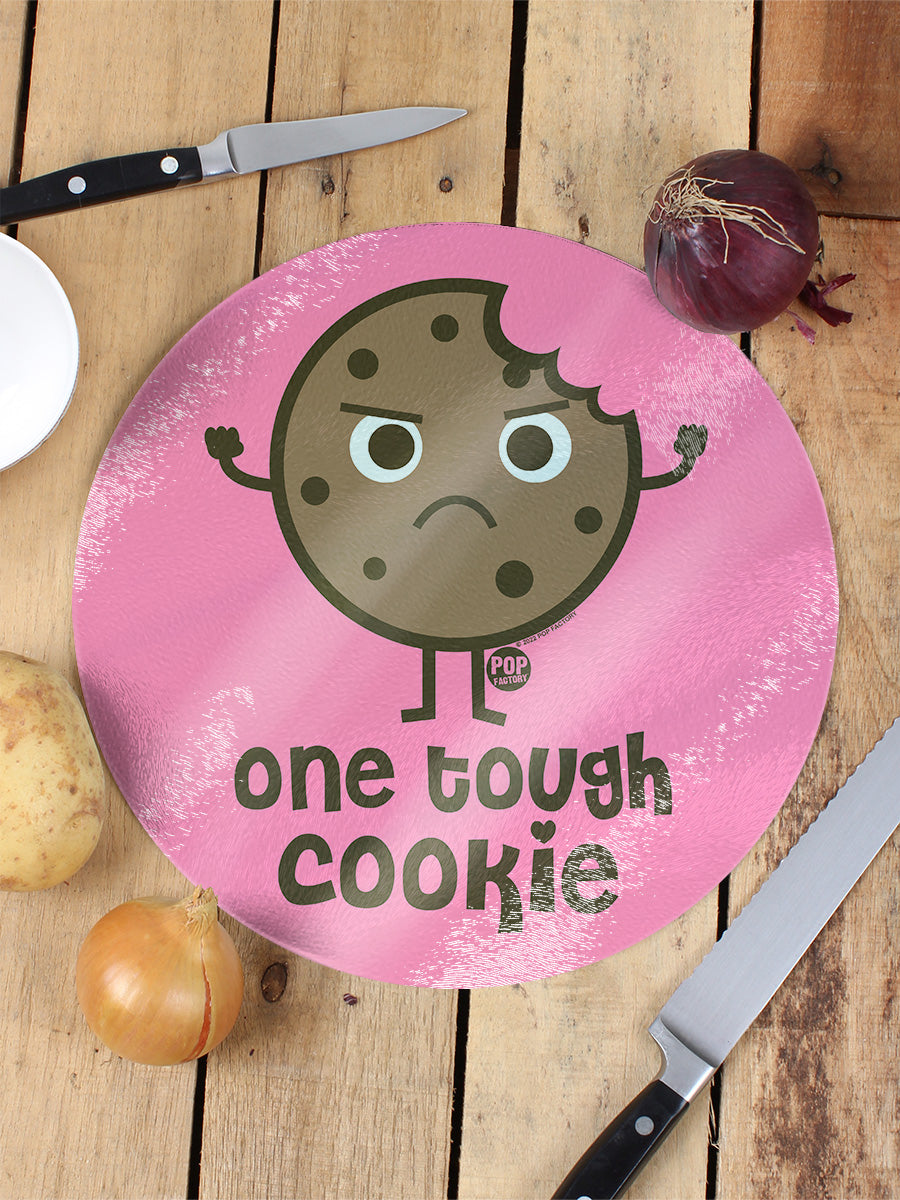 Pop Factory One Tough Cookie Circular Chopping Board