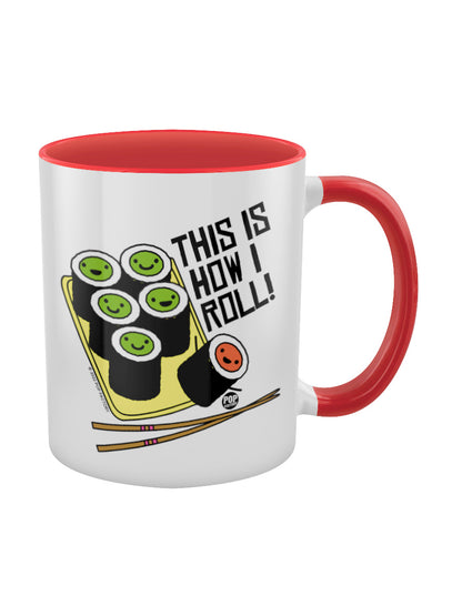 Pop Factory This Is How I Roll Red Inner 2-Tone Mug