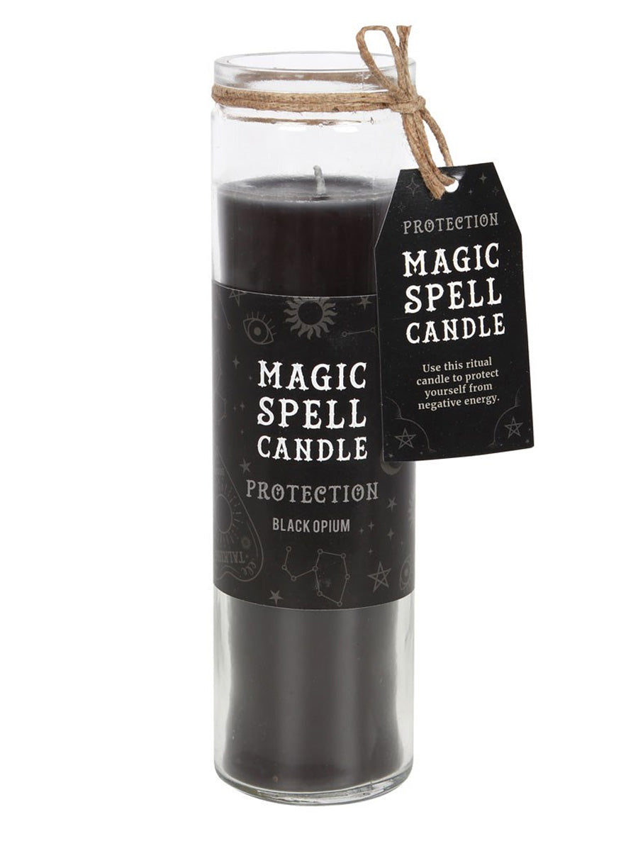 Black Opium Protection Spell Tube Candle
