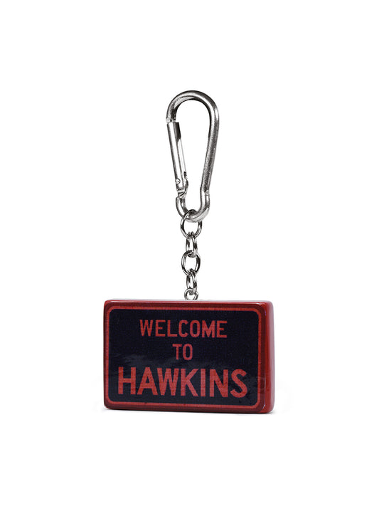 Stranger Things Hawkins Sign 3D Keychain