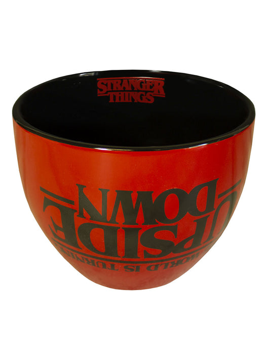 Stranger Things World Upside Down Red Huggy Cappuccino Mug