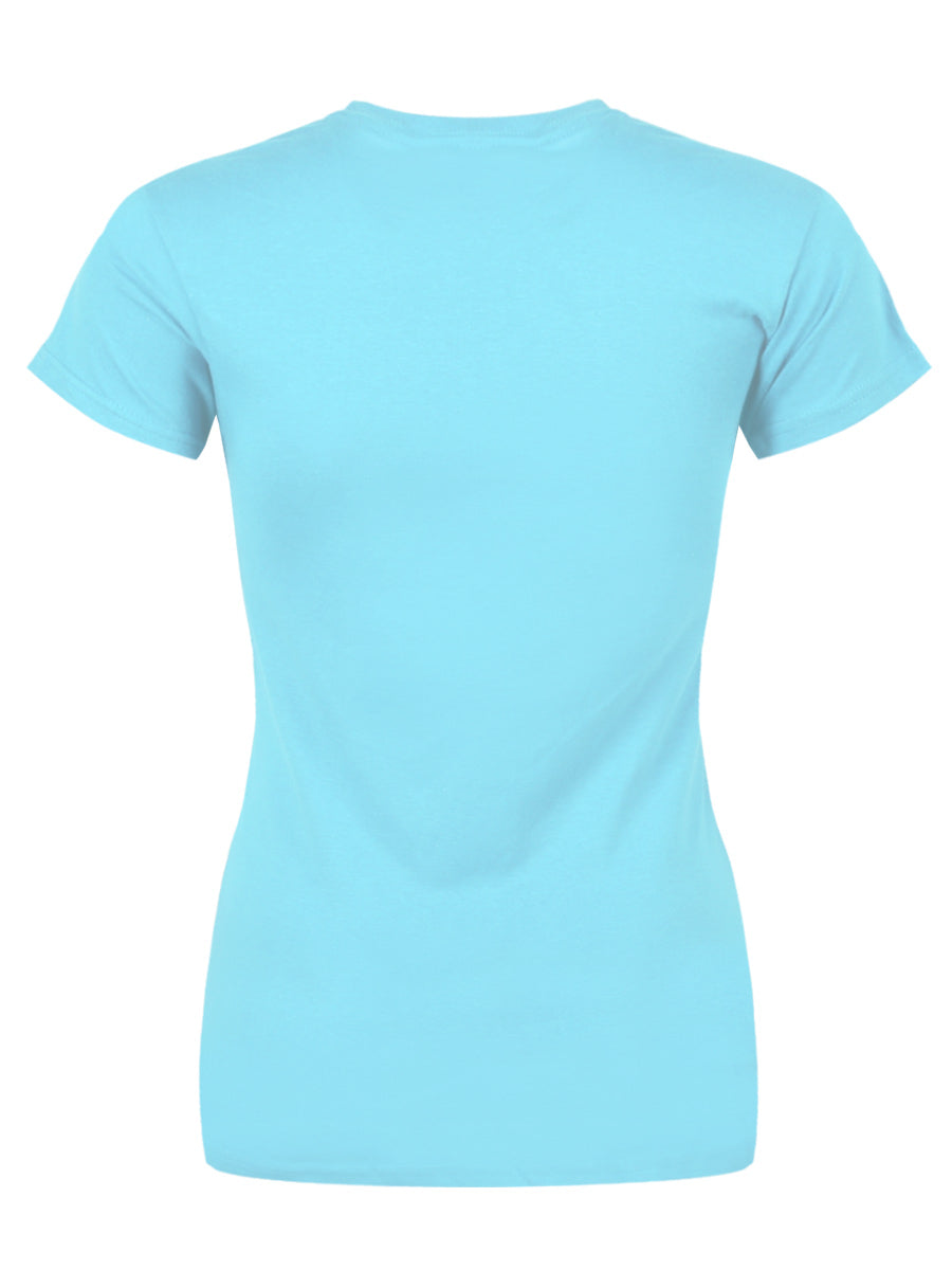Pop Factory Purrito Ladies Turquoise T-Shirt