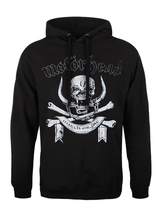 Motorhead March Or Death Men's Black Pullover Hoodie