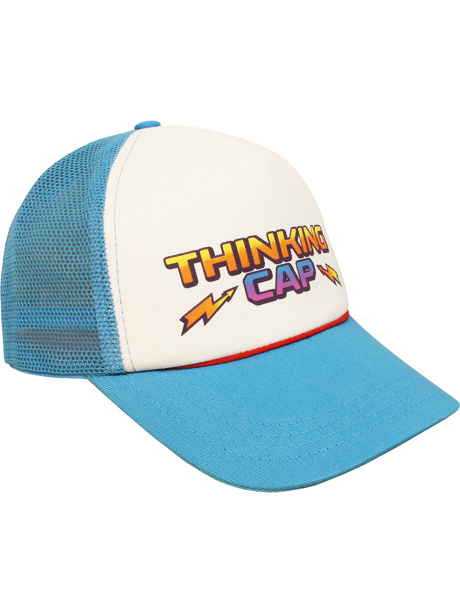 Stranger Things Thinking Cap Blue Trucker Cap