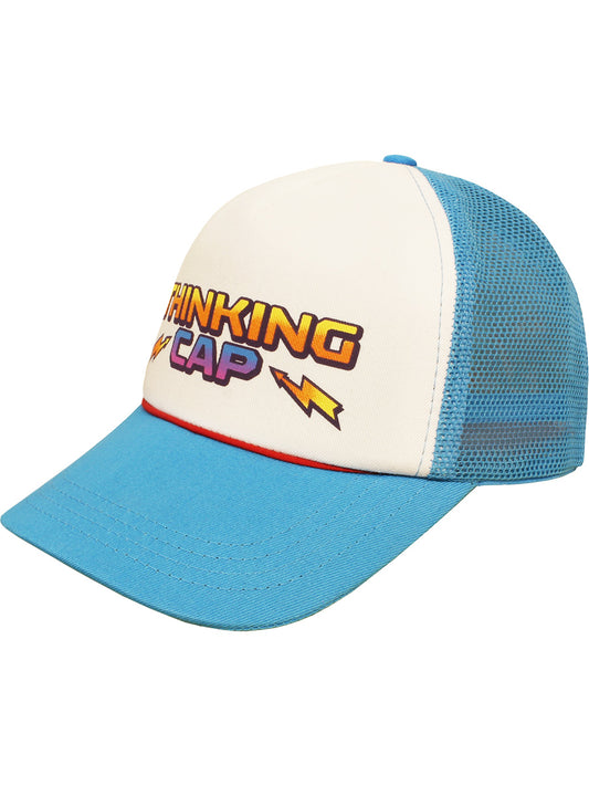 Stranger Things Thinking Cap Blue Trucker Cap