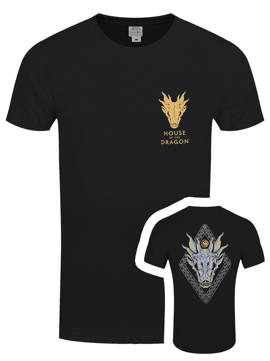 House Of The Dragon Emblem Men's Black T-Shirt