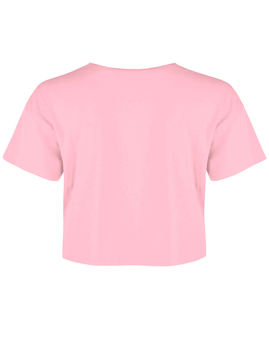 Pop Factory I Didn't Forget Ladies Light Pink Boxy Crop Top