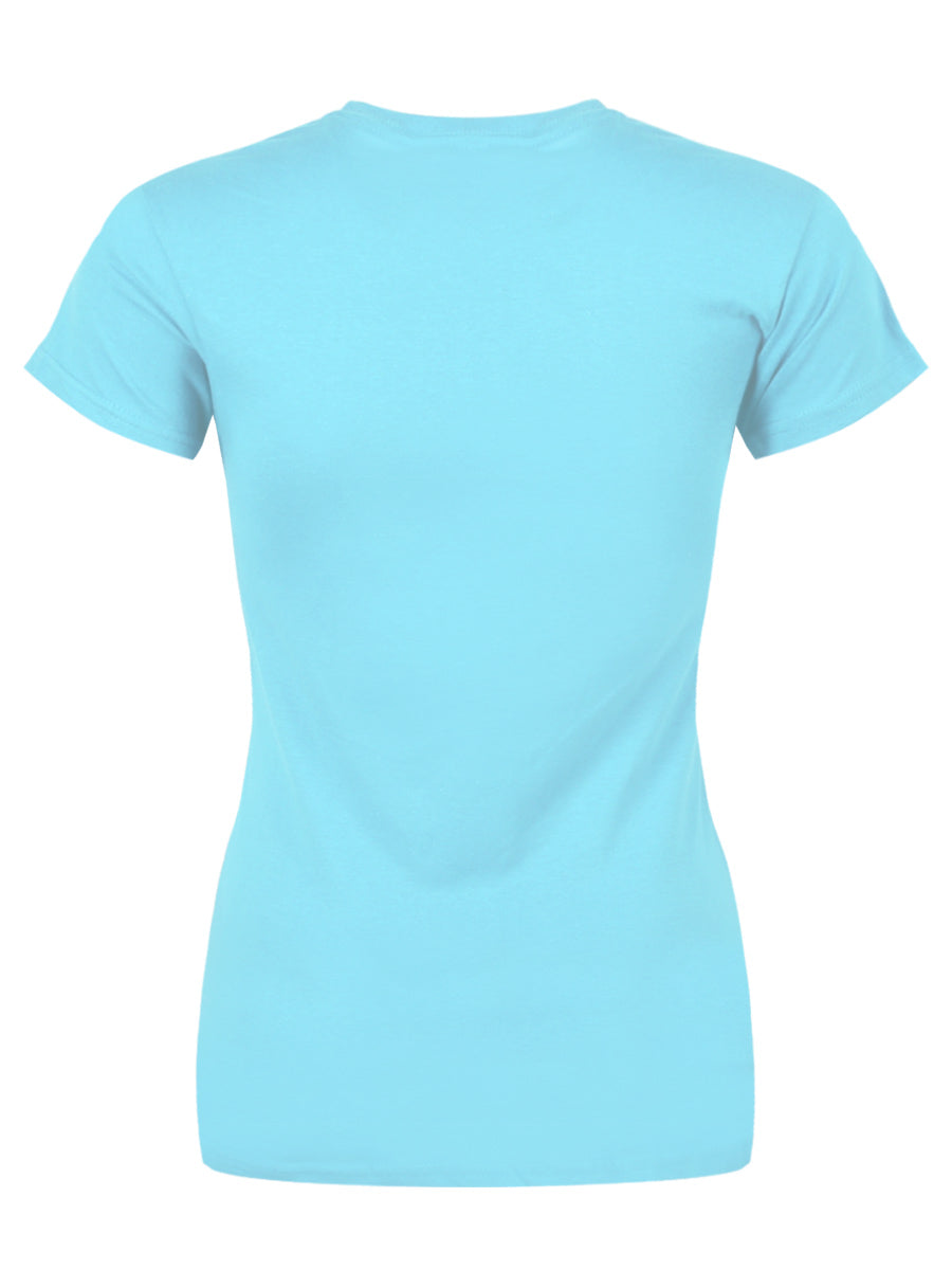 Pop Factory I Didn't See Anything Ladies Turquoise T-Shirt