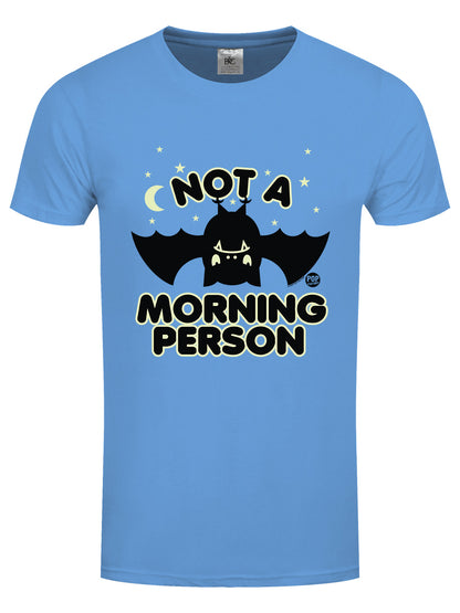 Pop Factory Not A Morning Person Men's Azure Blue T-Shirt