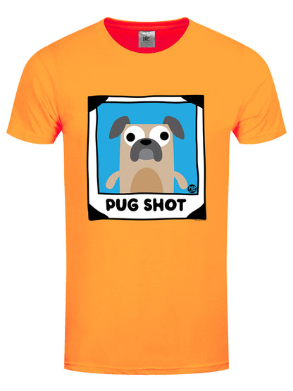 Pop Factory Pug Shot Men's Apricot T-Shirt