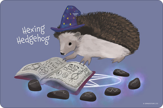 The Un-Familiars Hexing Hedgehog Small Tin Sign