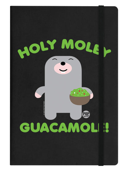 Pop Factory Holy Moley Guacamole! Black A5 Hard Cover Notebook