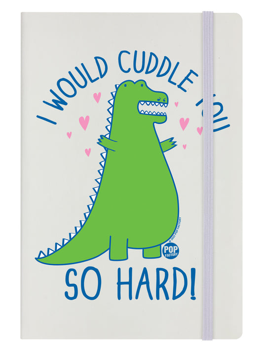 Pop Factory I Would Cuddle You So Hard! Cream A5 Hard Cover Notebook