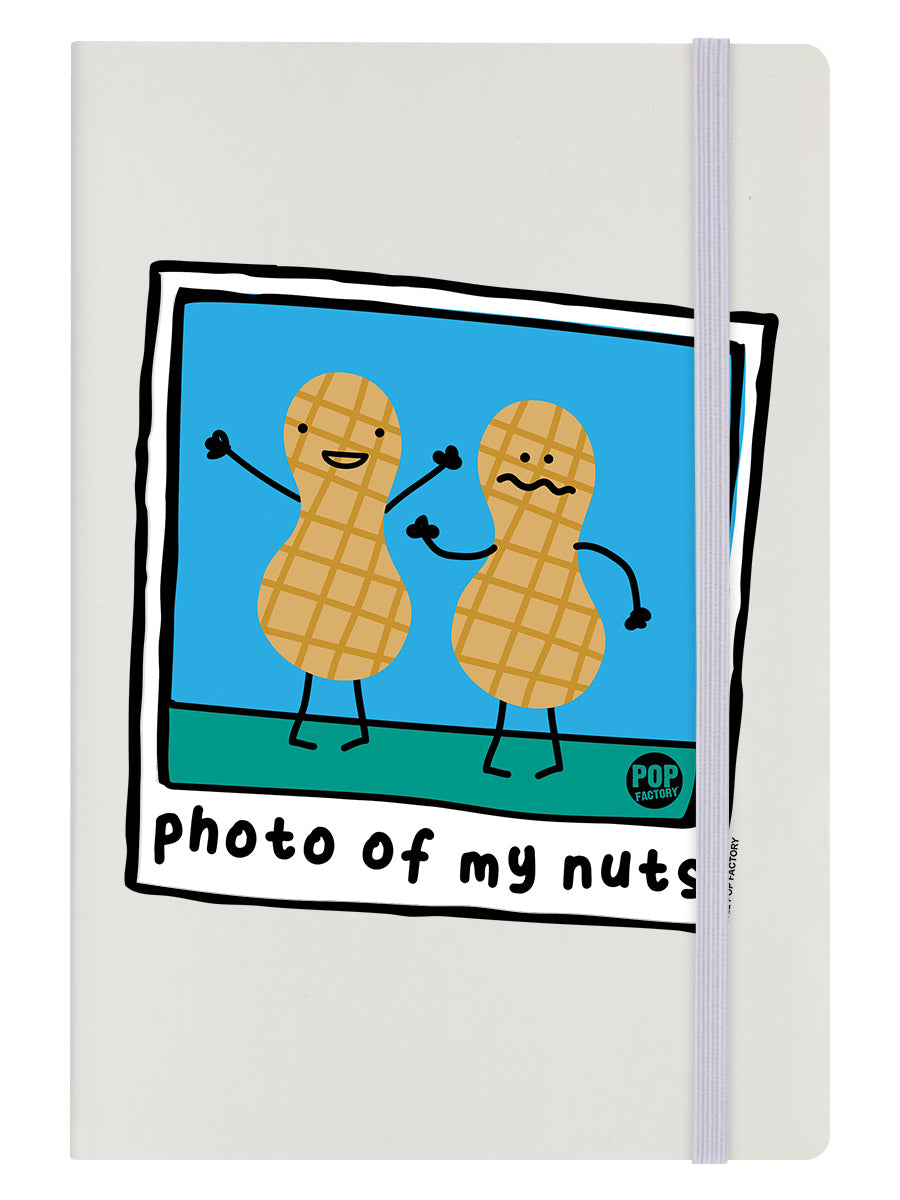 Pop Factory Photo of My Nuts Cream A5 Hard Cover Notebook
