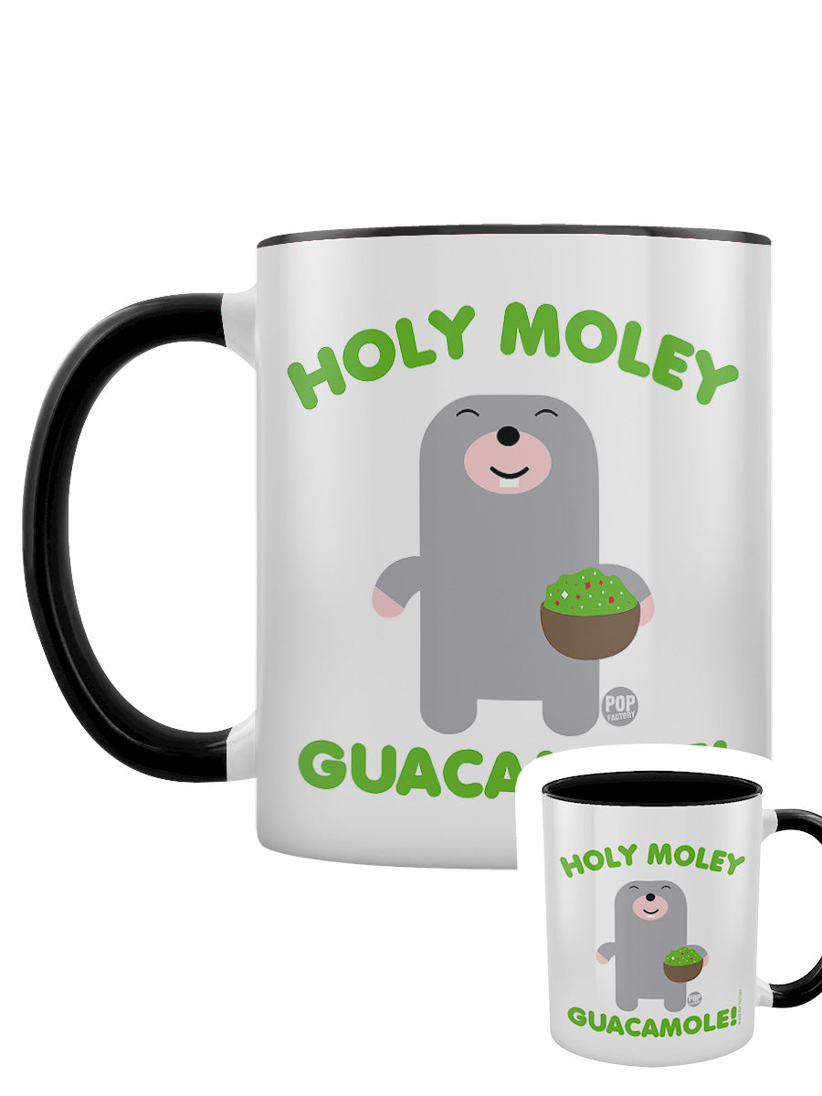 Pop Factory Holy Moley Guacamole! Black Inner 2-Tone Mug
