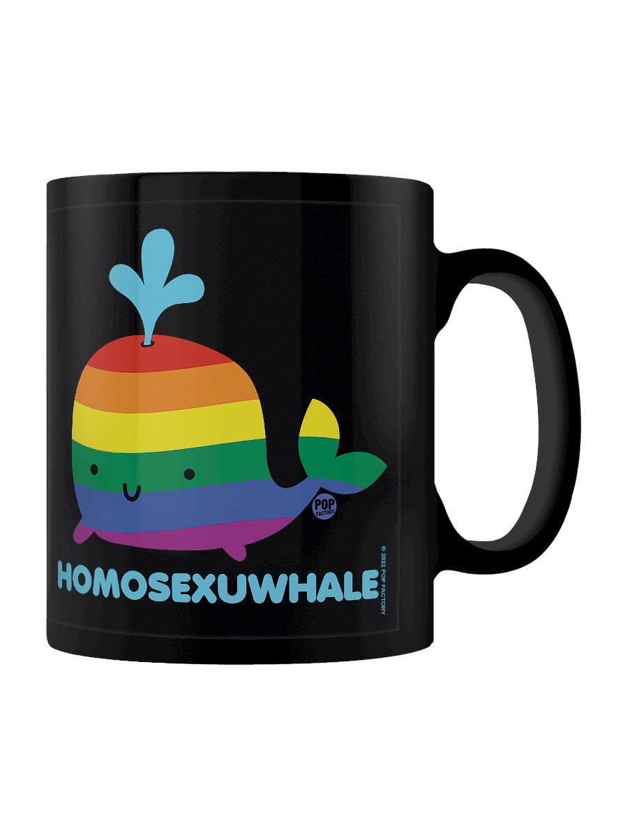 Pop Factory Homosexuwhale Black Mug