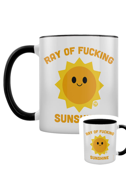 Pop Factory Ray of Fucking Sunshine Black Inner 2-Tone Mug