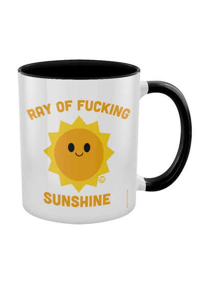 Pop Factory Ray of Fucking Sunshine Black Inner 2-Tone Mug