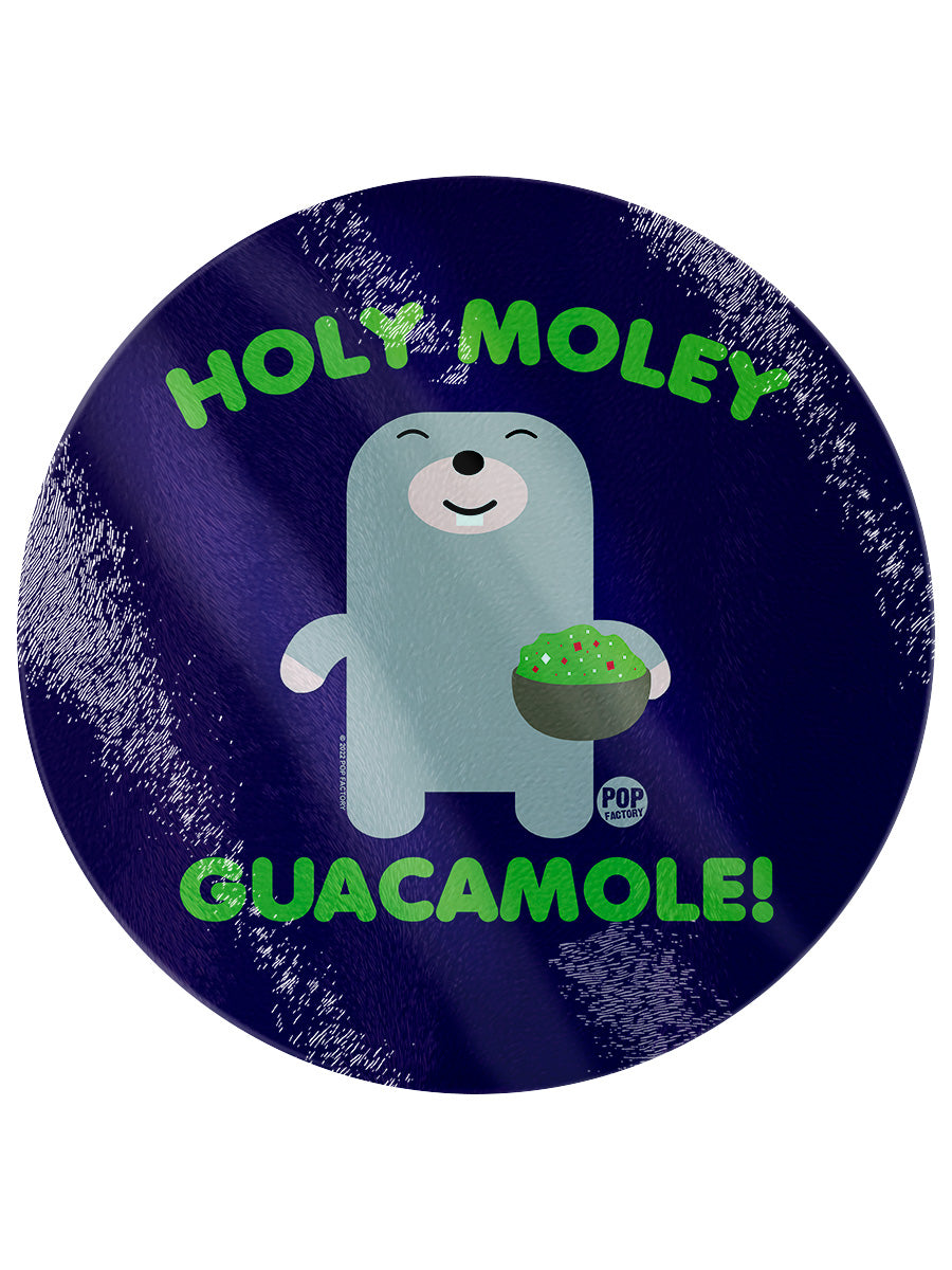 Pop Factory Holy Moley Guacamole! Circular Chopping Board