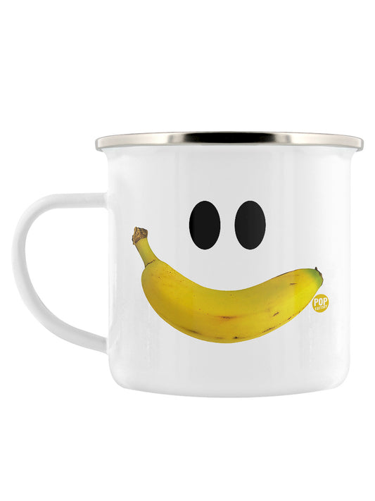 Pop Factory Banana Smile Enamel Mug