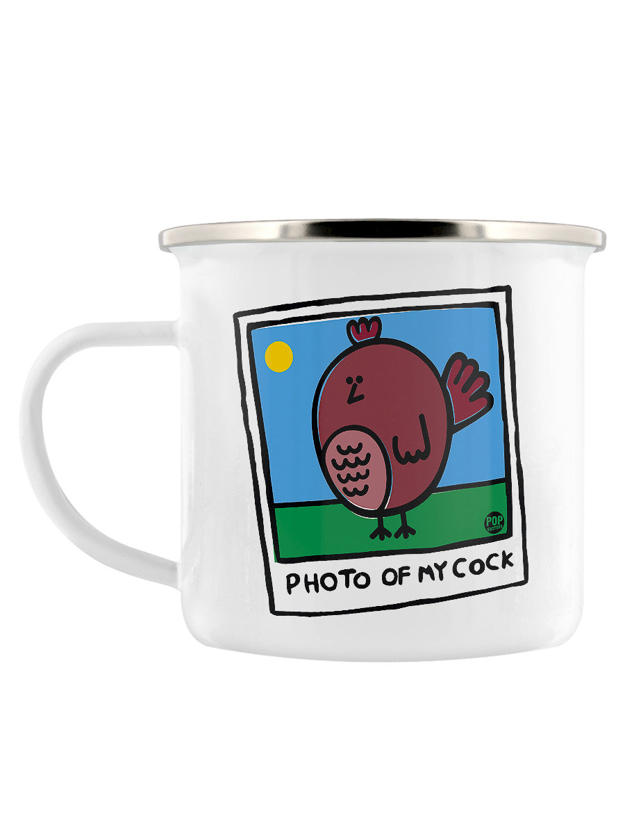 Pop Factory Photo of My Cock Enamel Mug