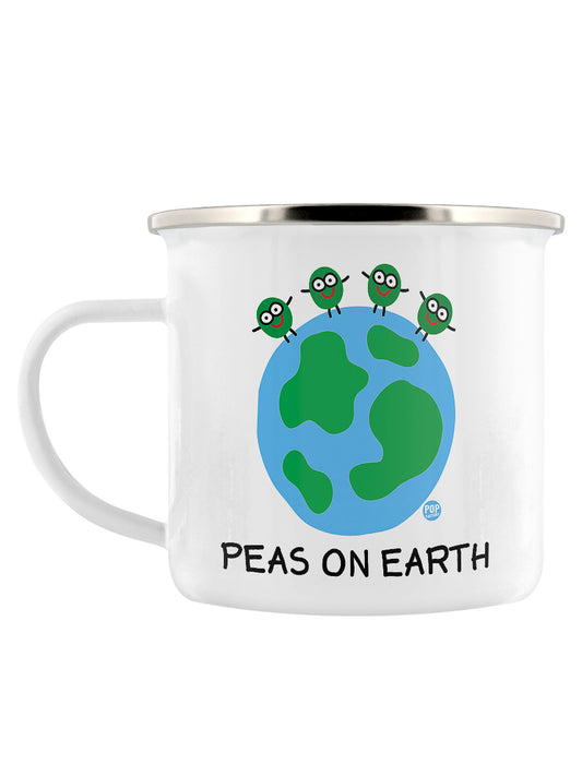 Pop Factory Peas On Earth Enamel Mug