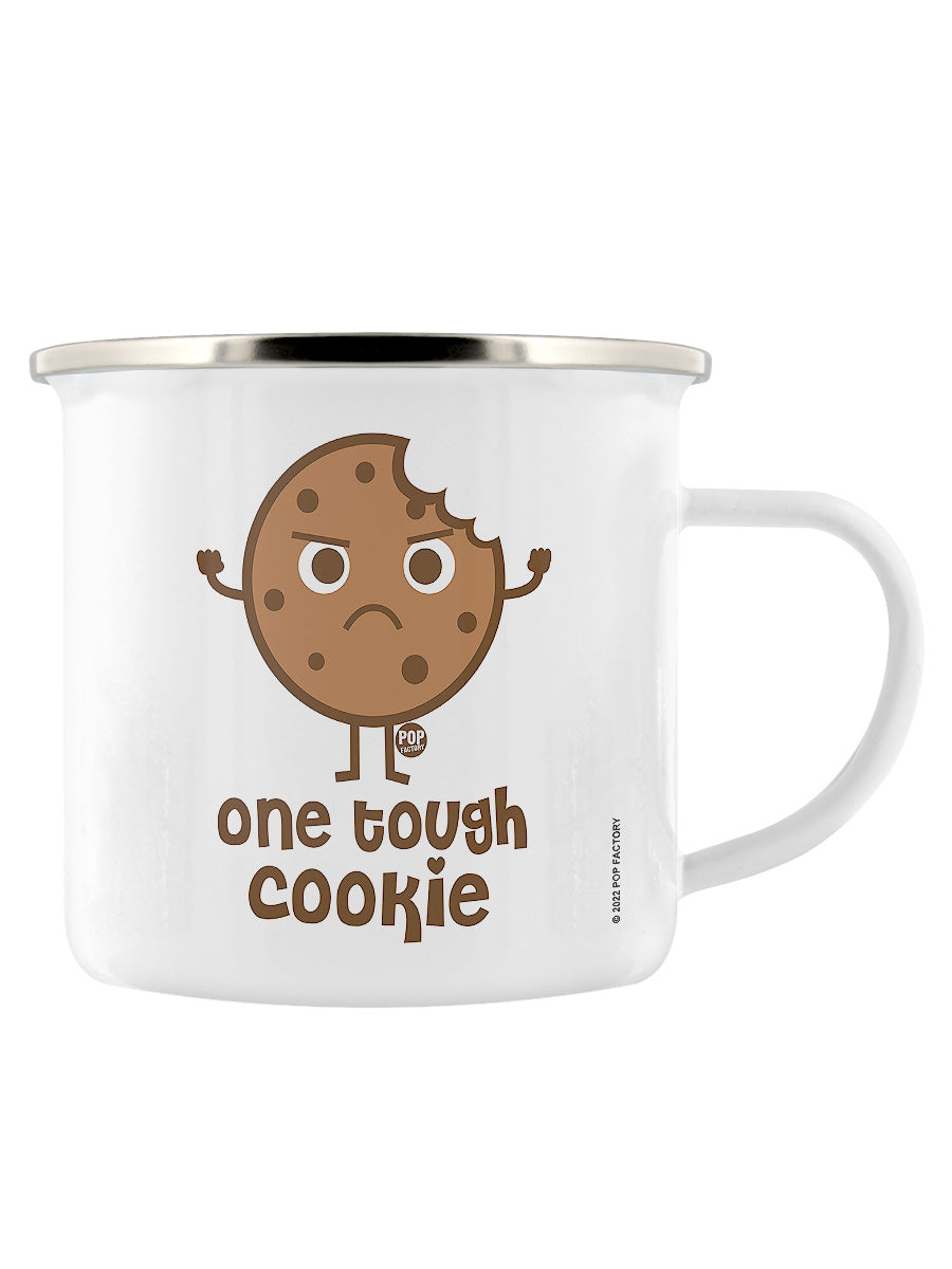 Pop Factory One Tough Cookie Enamel Mug