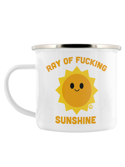 Pop Factory Ray of Fucking Sunshine Enamel Mug