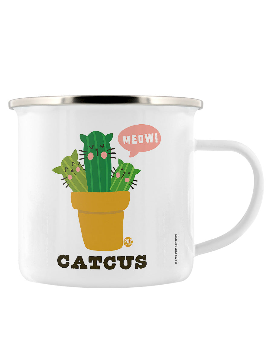 Pop Factory Catcus Enamel Mug