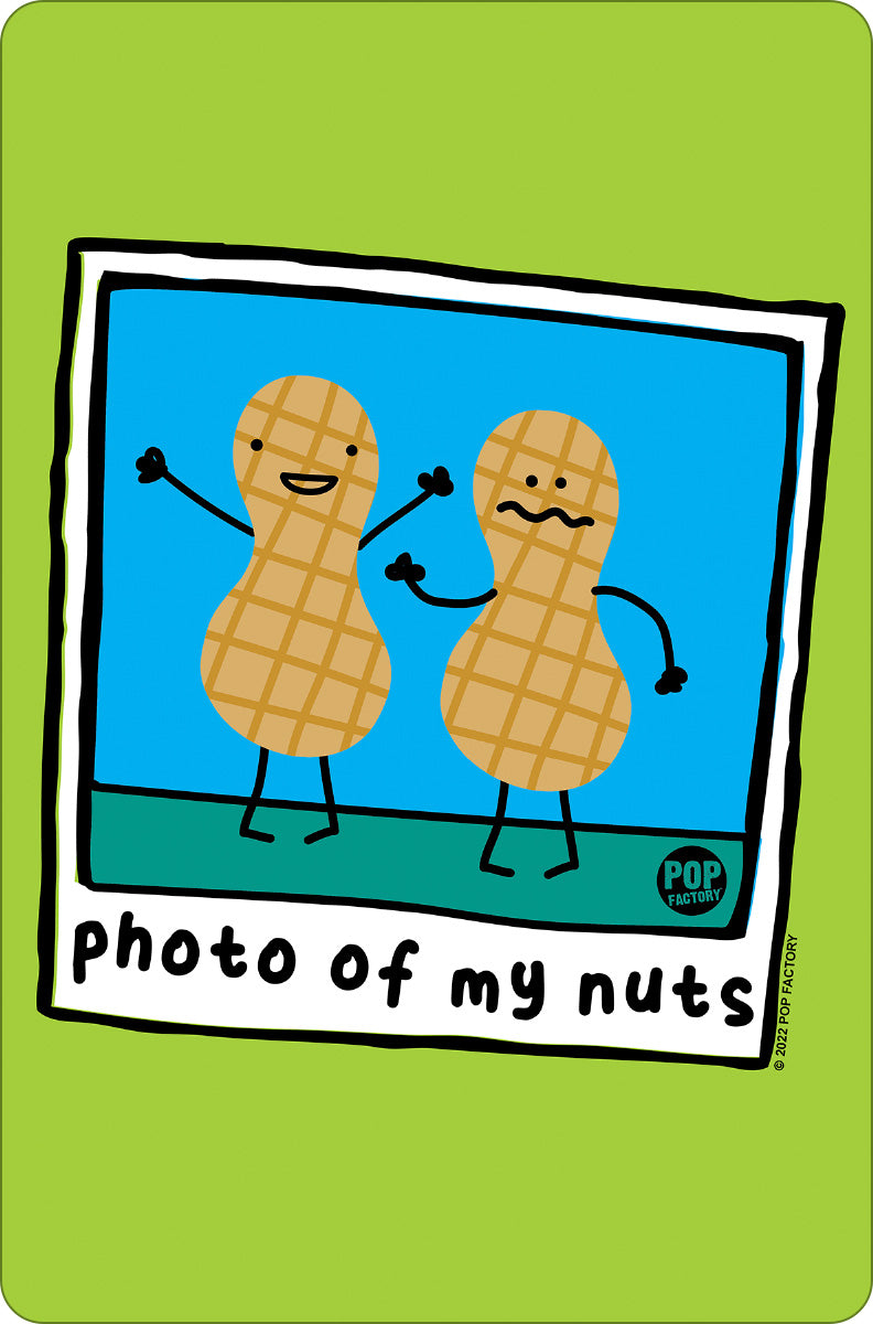 Pop Factory Photo of My Nuts Greet Tin Card