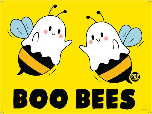 Pop Factory Boo Bees Tin Sign