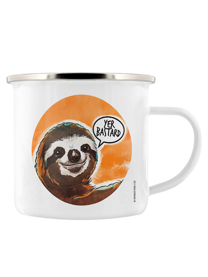 Cute But Abusive Yer Bastard Enamel Mug