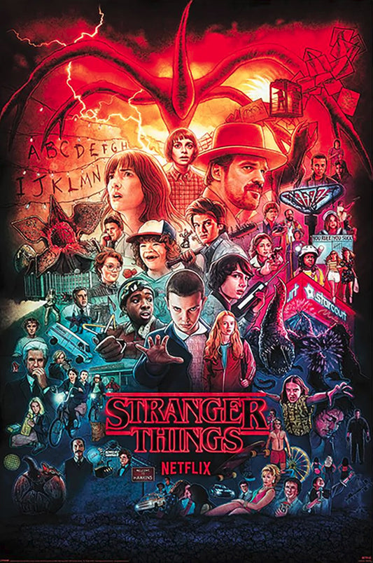 Stranger Things Seasons Montage Maxi Poster