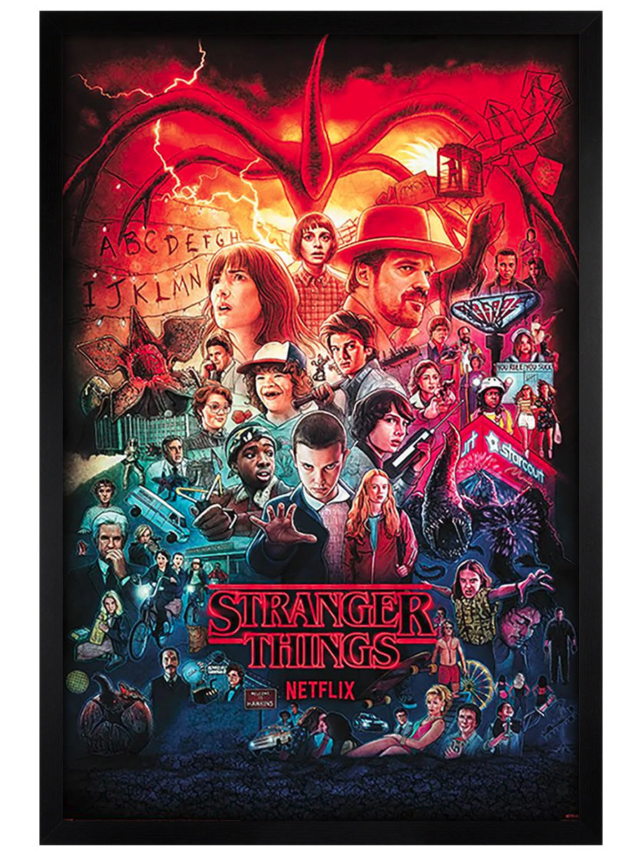 Stranger Things Seasons Montage Maxi Poster